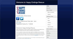 Desktop Screenshot of happyendingsrescue.org